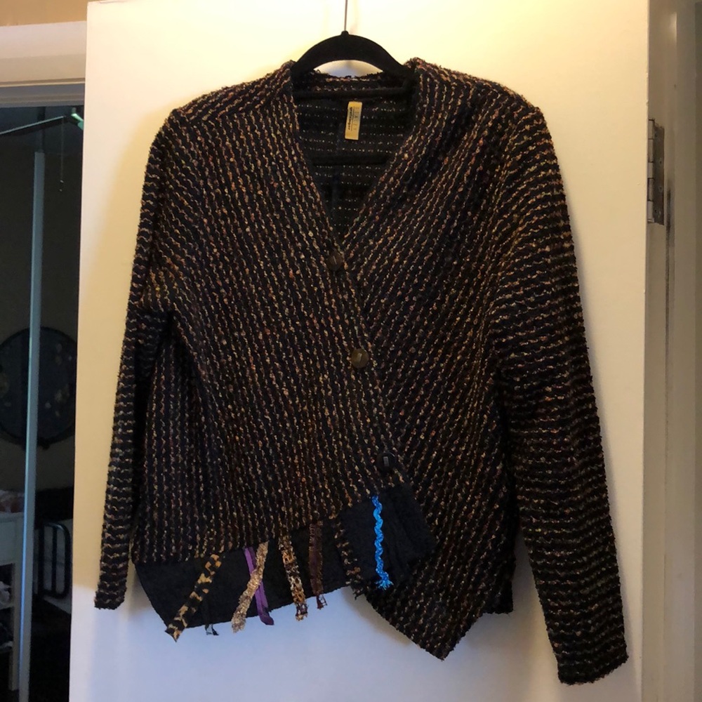 Unstructured boho jacket